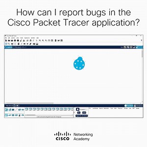 1.4K views · 144 reactions |  Please report bugs and errors pertaining to #PacketTracer software operation issues: 1️⃣ Click on the Help menu in Cisco Packet Tracer. 2️⃣ Then select “Report an Issue”. 3️⃣ You will be taken to the development team’s bug tracking software. 4️⃣ Please fill out the form completely to give us the best chance to verify and fix the issue. | Cisco Networking Academy | Facebook