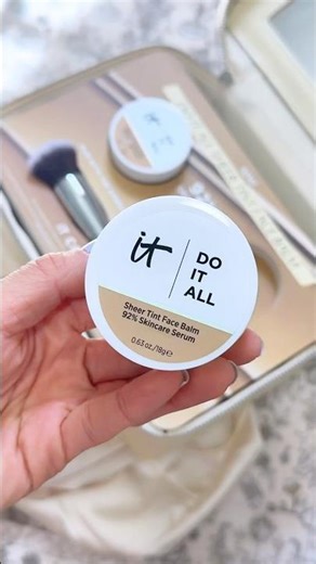 Coverage Before & After: IT Cosmetics Do It All Balm (in depth review soon!) #skintint #newmakeup