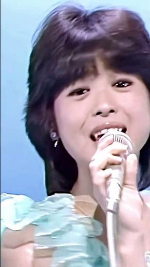 【高画質】青い珊瑚礁 松田聖子 のど絶好調！「振り向けば聖子」ブルーワンピが映える スタジオ収録版