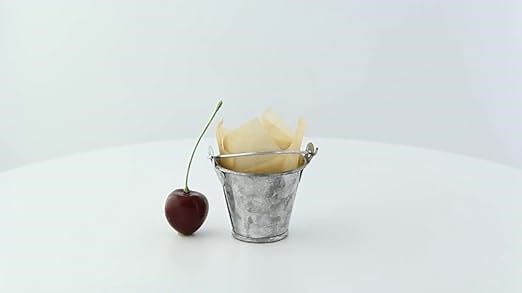 Mini Metal Bucket (Case of 144), PacknWood - Small Metal Buckets with Handles (1 oz, 2\" x 1.6\")