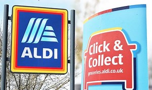 Aldi promote their Click and Collect service