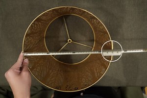 Large Metal Lampshade Forest Etching Forest Lamp Shade Pattern 12'' Top × 14'' Bottom × 10" Height Fits For Table Lamps and Floor Lamps Spider Fitter