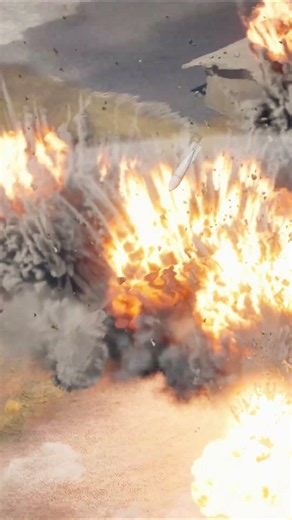 Missile after missile hits military base – Nothing left standing ☠️ | War Thunder #shorts
