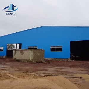 [Hot Item] Prefabricated Storage Hangar/Garage/Shed Design Light Bonded Sandwich Panel Sheet Structure Building Warehouse with Metal Frame