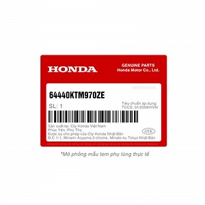 #PHUTUNGHONDA #XEMAYNET #HONDACHINHHANG #KTM #MAPHUTUNGHONDA #NHUACANHYEM #PHUTUNGFUTURE Cánh yếm trái *NHA96P* 64440-KTM-970ZE HONDA FUTURE | ICS PARTS : Phụ Tùng Xe Máy Chính Hãng