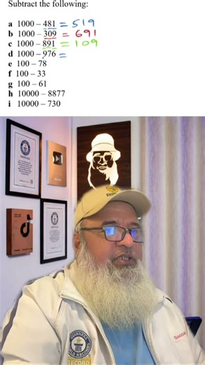 All from 9 and the last from 10 (1000-976)