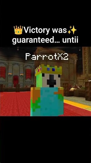 Parrot 👑 vs 😈 Invisible Mafia… Who will Survive? #Minecraft #Shorts #UnstableSMP