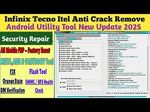 Infinix,Tecno,Itel Erase FRP/Factory Reset ADB Enable in Meta Mode Android utility Tool New Update