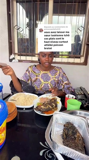 Poisson braisé préparé avec passion et amour