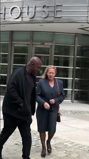 Lori Zeno, founder of NYC free legal defense group, leaves court following fraud charges #shorts