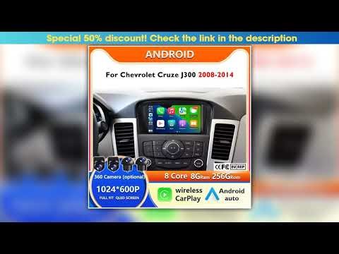 Car Radio Android 15 For Chevrolet Cruze J300 20082014 Multimedia Video Player QLED GPS Navigation