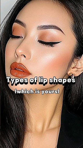 Types of lips shapes/round lips/cupid bow lip#shorts#shortsfeed