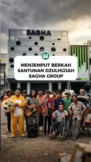 Menjemput Berkah Santunan Dzulhijjah Sagha Group