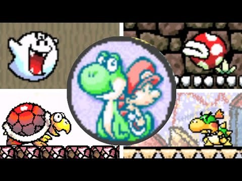 Super Mario Advance 3 - Yoshi's Island All Bosses