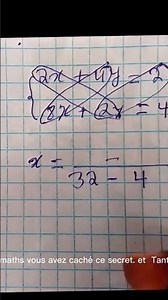 comprendre enfin, brevet 2026 , système d'équations #maths #science