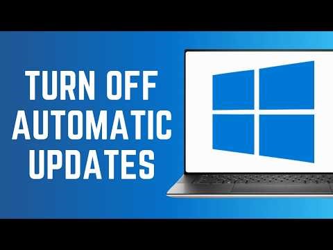 How to Turn Off Automatic Updates Windows 10 or 11 | Stop Windows 10 Automatic Updates