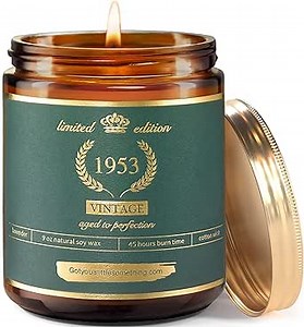 1953 Birthday Candle - 70th Birthday Gifts for Women and Men, Vintage Gifts for 70 Year Old Woman, Happy 70th Birthday Decorations, Gifts for Grandma Grandpa or Friends turning 70