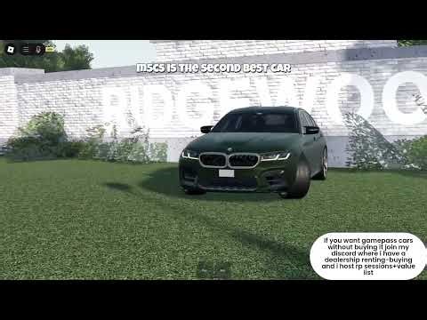 Ridgewood roblox, the top 5 best cars