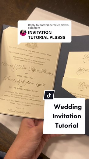 DIY Elegant Wedding Invitation Tutorial