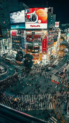 渋谷スクランブル交差点 Shibuya Scramble Crossing #japan #travel #tokyo #shibuya #shibuyascramblesquare #渋谷