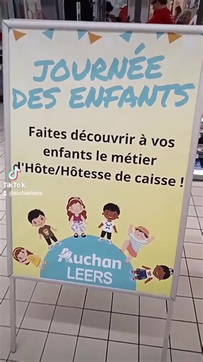 Aujourd'hui, on ouvre une... - Auchan Hypermarché Leers