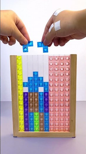 Stunning 3D Tetris Magic Trick #shorts #asmr #asmrsounds #oddlysatisfying #satisfying