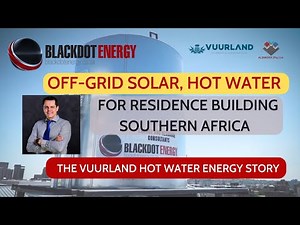 SOLAR OFF-GRID Warm Water Installation for Residence Building Documentary