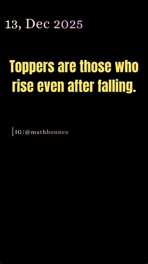 Topper Mindset Motivation | Failures Don’t Stop Toppers | Shorts #studymotivation #shorts #studytips