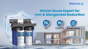 Waterdrop Whole House Water Filter System,Reduce Iron,Manganese,Carbon and Sediment Filters,Extra AP810-2 and FXHTC-2Water Filters B-WD-WHF21F-SET