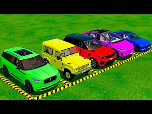 TRANSPORTING FIVE COLOR LINCOLN AVIATOR, LIZARD PROTECTOR, RANGE ROVER, TESLA, VOLVO! - FS 22