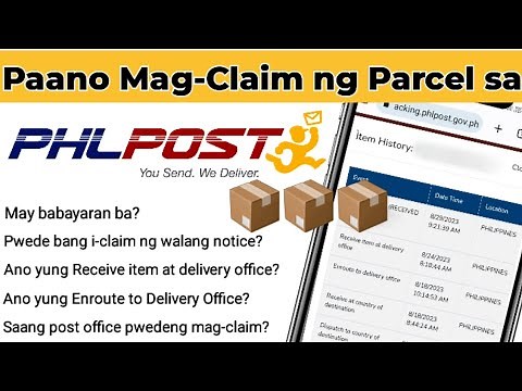 Paano Mag-Claim ng Parcel sa PHLPost | PhilPost Package | PHLPost tracking