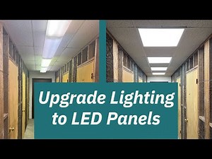 Replace Fluorescent Tube Lights With LED Panels