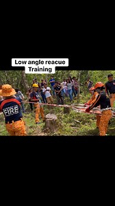 90K views · 1K reactions | Firefighters demonstrate low-angle rescue...