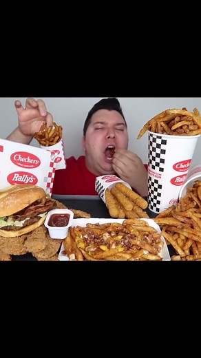 Checkers Rallys Mukbang with Nikocado Avocado: Fried Food Feast