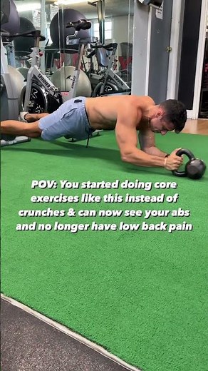 How to Properly Perform Plank Kettlebell Slides For Abs (Exercise Demonstration)