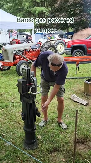 570palife a real toe taker. #barco #tamper #antique #engine #gas #oldschool | 570palife