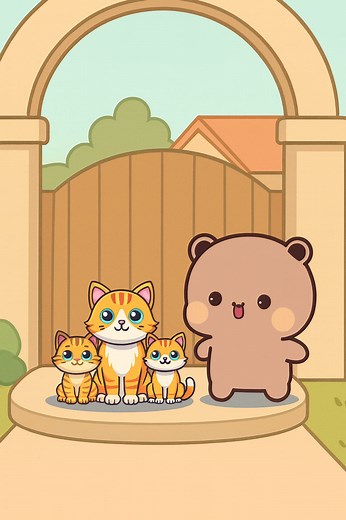 Dudu found a new buddy… meow 🐾 or never! 😺💛 . Follow Viral Goma Peach . . . . . #cat #catoftheday #catlovers #viralgomapeach #bubududu #bubududulove #bubududuforever #bubududuofficial #bubududubears #Dudu #dudububu_love | Viral Goma Peach