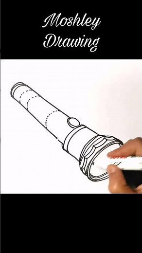 Drawing a Flashlight #shorts