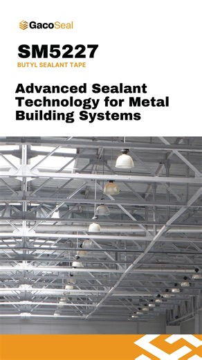 When it comes to your metal roof, the seams are the most vulnerable points. GacoSeal SM5227 (formerly Tacky Tape SM5227) creates an ultra-strong, permanently flexible seal across all metal panel joints and endlaps. Its exceptional adhesion ensures that once it’s applied, your seams are protected for the long haul, securing your building's integrity and providing long-term resistance against water intrusion. Learn More: https://gaco.com/product/sm5227/ #buildingmaterials #contractors #builders #b