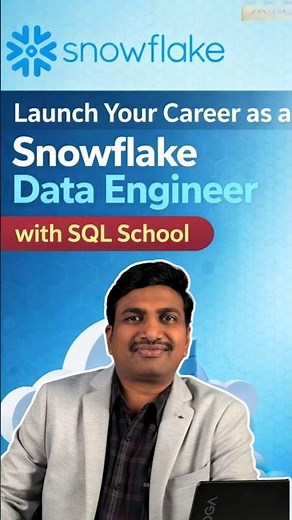 Launch Your Career as a Snowflake Data Engineer with SQL School