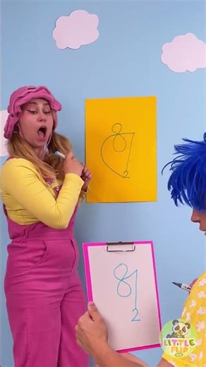 🎨 Draw a Cute Mouse 🐭 Starting with Numbers! So Easy & Fun! ✨ #LearningForKids