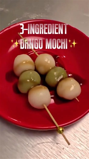 3-Ingredient Japanese Dango Mochi 🍡 (So Easy Anyone Can Make It!)