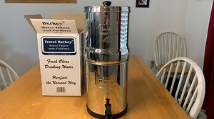 Watch Travel Berkey Gravity-Fed Water Filter with 2 Elements on Amazon Live