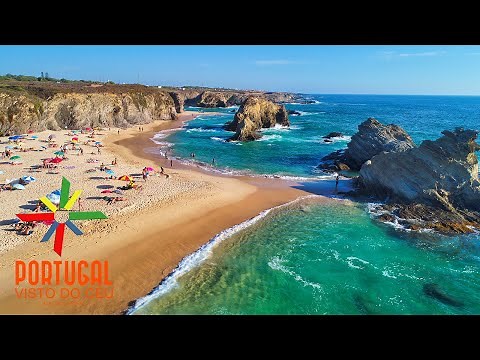 Samoqueira beach 🏖️ Most secret and paradisiacal beach on the Alentejo Coast - Porto Covo - 4K