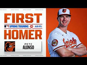 Pete Alonso homers in his first Spring Training game with the Orioles! 🐻‍❄️ | MLB Highlights