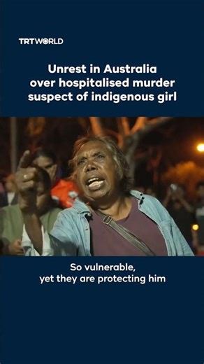 Protesters clash with Australian police after death of Indigenous girl