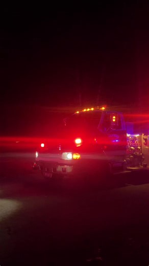 Sanford Structure Fire: Tank-95 Arrives