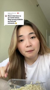 Grade 12 immersion job interview tips | Gianna Abao