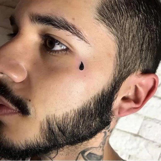 Significado da Tatuagem de Lagrima no Rosto