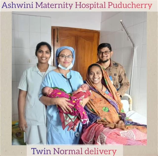 Ashwini Maternity Hospital on Instagram: "Second twin transverse lie with Internal podalic version changed to breech and conducted assisted Breech normal delivery Conducted by DR.J.CHITRA BANU Contact number :0413 2274388,2274688 8300234688."